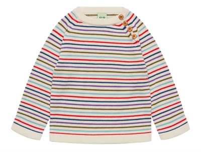 FUB stribet sweater i anniversary stripe med lange ærmer
