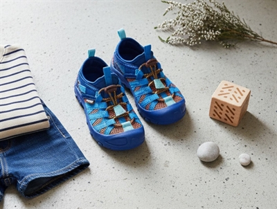 Bisgaard Zion sneaker i blå nuance med elastiklukning