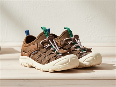 Bisgaard Zion sneaker i brun nuance med elastiklukning