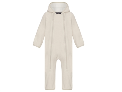 Ver de Terre fleecedragt i kit og vanilla med hætte
