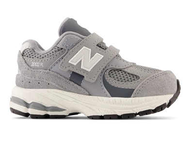New Balance 2002 Kids sneaker steel med velcrolukning