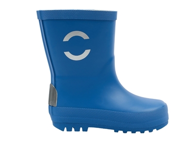 Mikk-Line gummistøvler strong blue med refleksdetaljer