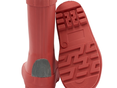 Mikk-Line gummistøvler cranberry med refleksdetaljer