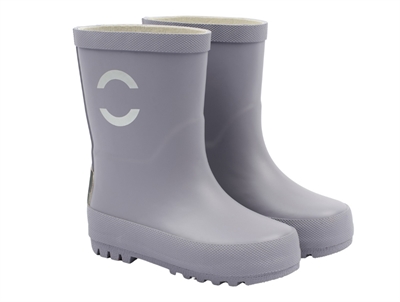 Mikk-Line gummistøvler lavender gray med refleksdetaljer