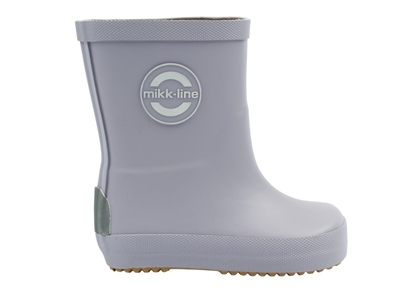 Mikk-Line gummistøvler lavender gray med refleksdetaljer