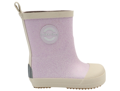 Mikk-Line gummistøvler i lilla nuance med glimmer