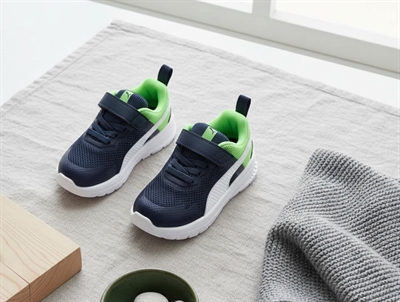 Puma dark night/puma white green sneaker Evolve