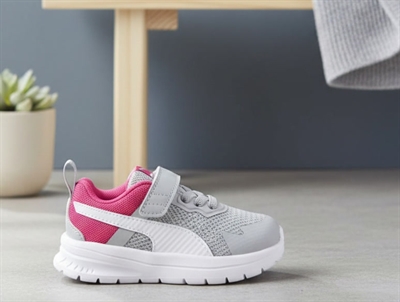 Puma light gray/puma white/pink sneaker Evolve