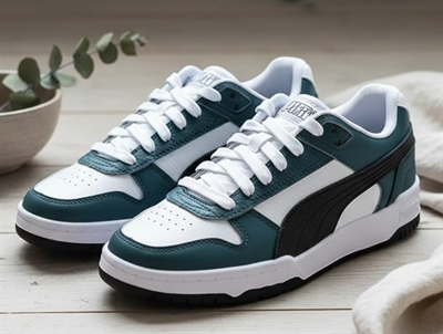 Puma cold green/puma black/white sneaker Game Low Jr