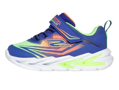 Skechers Sneakers Blå Multi Med Blinklys - Str. 24 billede