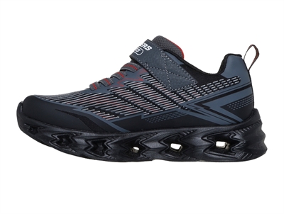 Skechers Vortex 2.0 sneakers sort koks med blinklys