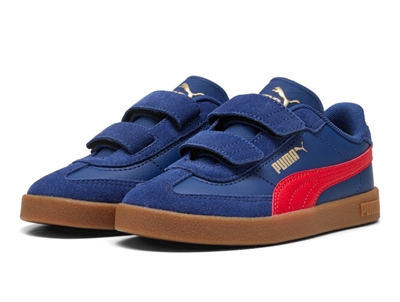 Puma Club II Era V PS sneaker i navy med rød stribe