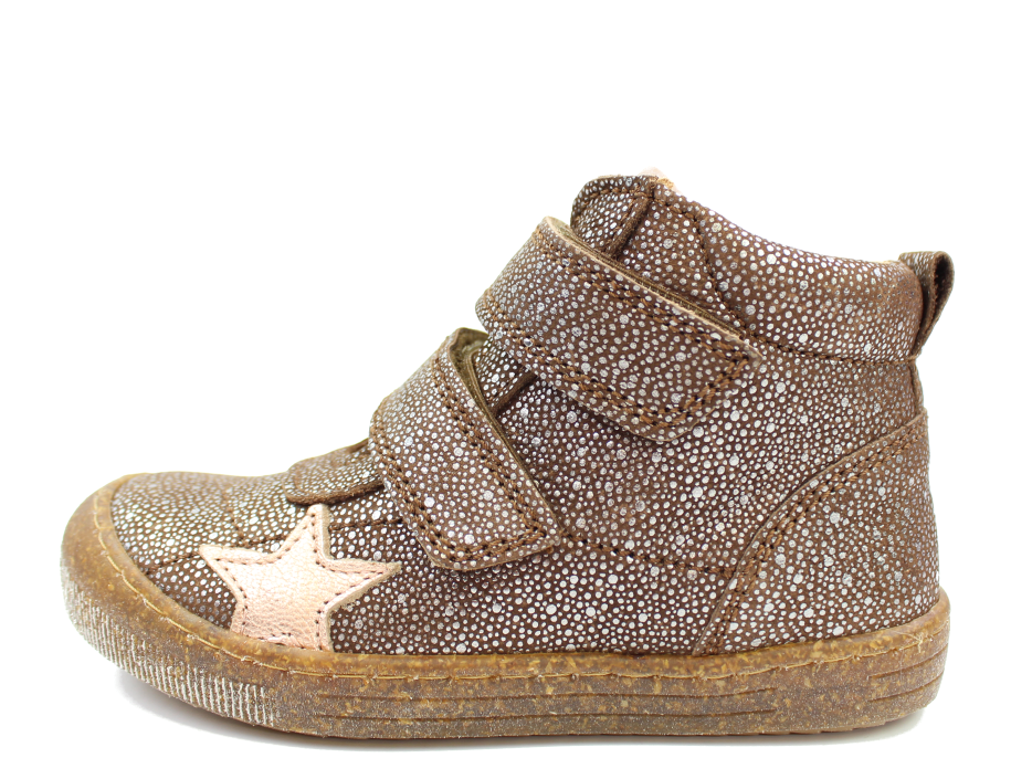 Bisgaard sneakers brown glitter med stjerne Fra 649,90.-