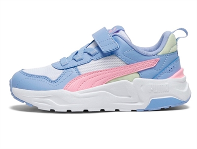 puma trinity 2 lt ac plus inf sneaker lyseblå med pink detaljer