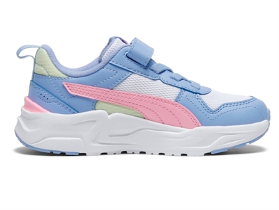 puma trinity 2 lt ac plus inf sneaker lyseblå med pink detaljer
