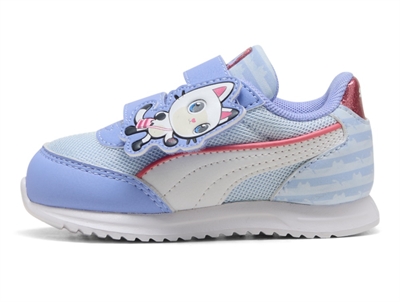 Puma R78 Lightwind sneaker lilla med velcro og Gabby motiv