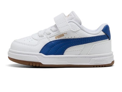 Puma Caven III AC+ Inf sneaker hvid med blå detaljer