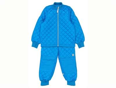 Mikk-line kraftigt blåt termosæt til børn set forfra