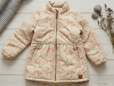 Mikk-line warm taupe blomstret termojakke