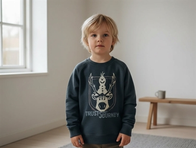 Wheat sweatshirt Frozen Flock dark petroleum