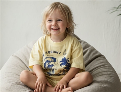 Soft Gallery t-shirt Asger french vanilla ride