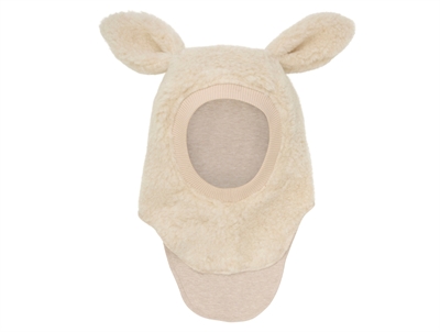 Huttelihut elefanthue cement teddy med ører set forfra