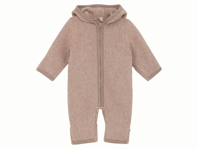 Huttelihut køredragt savannah melange set forfra