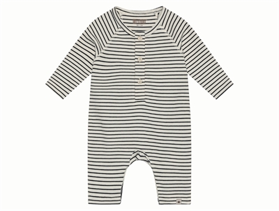 Huttelihut romper navy blazer stribet forfra