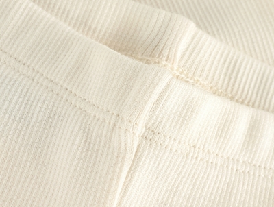 Huttelihut leggings antique white rib detalje