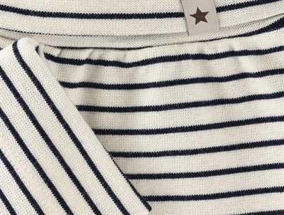 Huttelihut bukser navy blazer stribet detalje