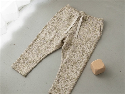 Wheat pale lilac flower field sweatpants Vibe