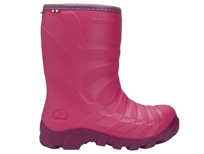 Viking Ultra Warm termostøvler fuchsia/purple med uldfor
