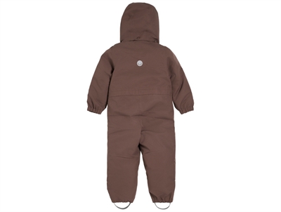 Kenza x Viking flyverdragt dark brown med pelskant