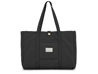 Cam Cam Copenhagen pusletaske Black i sort nuance med fold-ud pusleunderlag