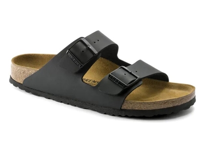 Birkenstock Arizona Birko-Flor sort sandal med spænder