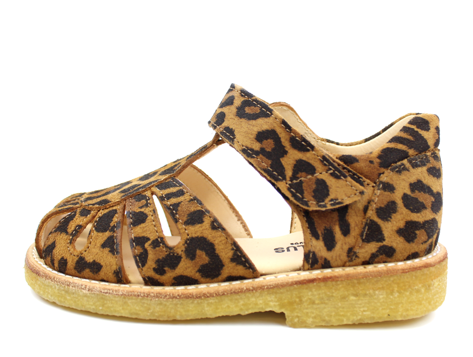 udgifterne Admin Fancy kjole Angulus sandal leopard dråbesandal | 5226-101 | 799,90.-