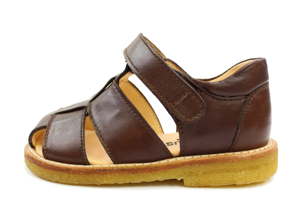 Angulus sandal brun læder klassisk 5256-101 angulus brown | str. 21-25 | UDSALG