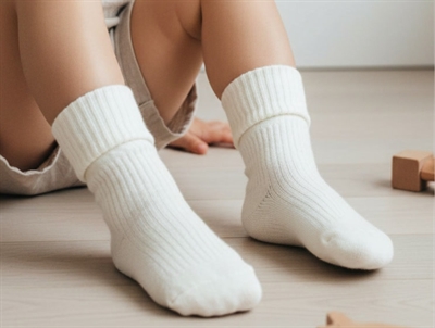 MP strømper bomuld snow white (3-pak)