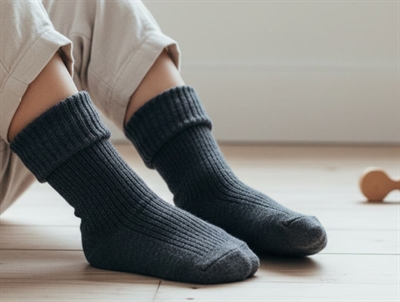 MP strømper bomuld dark grey (3-pak)