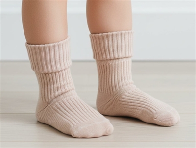 MP strømper bomuld dusty rose (3-pak)