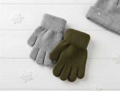 CeLaVi military olive fingervanter uld/nylon (2-pak)