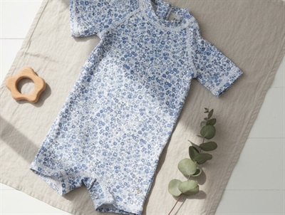 Wheat blue flower meadow badedragt Cas UVA+UVB 40+