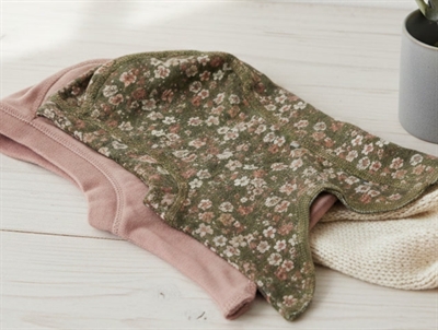 Wheat elefanthue Amel flowers powder bomuld (2-pak)