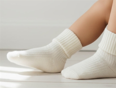 MP snow white strømper uld (2-pak)