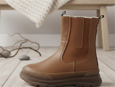 Bisgaard vinterstøvlette Dessy cognac med TEX