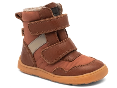 Bisgaard Timo TEX barfodsvinterstøvle brown set fra siden set skråt