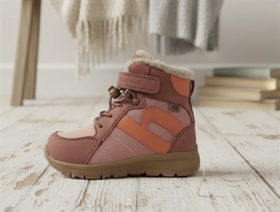 Bisgaard heather vinterstøvle Marlon med velcro og TEX