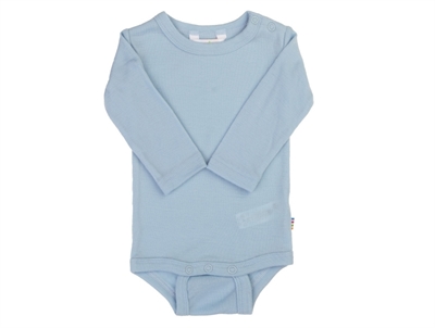 Joha uldbody blå med lange ærmer