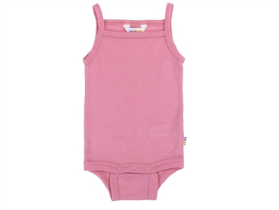 Joha uldsommerbody i pink med skulderstropper