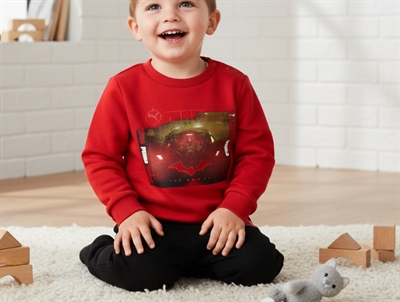 Puma sweatset Batman barbados cherry